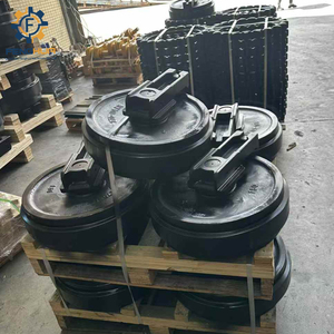 SK200 SK100 SK120 SK125 SK160 suku cadang roda bawah roda <span class=keywords><strong>Idler</strong></span> depan penggali Mini Undercarriage <span class=keywords><strong>Idler</strong></span> Roller - Product Image 6