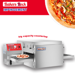 <span class=keywords><strong>Four</strong></span> à pizza électrique sur convoyeur 6,8 kW en acier inoxydable 304, <span class=keywords><strong>four</strong></span> à pizza commercial pour les magasins de proximité - Product Image 4