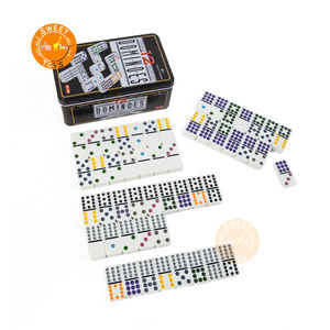 Dominó Doble Seis Puntos de Color y Nail <span class=keywords><strong>Domino</strong></span> Juego Dominó Profesional - Product Image 3