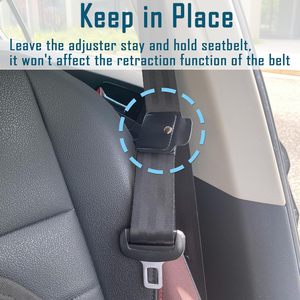 Wj 2 pièces clip de <span class=keywords><strong>ceinture</strong></span> de sécurité voiture ajusteur de <span class=keywords><strong>ceinture</strong></span> de sécurité Premium PU <span class=keywords><strong>cuir</strong></span> confort Auto épaule cou sangle positionneur verrouillage protecteur - Product Image 5