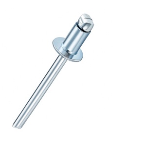 Remache ciego <span class=keywords><strong>MS</strong></span> galvanizado de 10mm de diámetro 4,8 de tamaño completo Remache pop de acero para una mayor durabilidad - Product Image 1