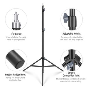 8806 Linco 2,1 m Stativ Ständer 3/4" Schraube Anpassung Multi-Funktion Stativ für Telefon Kamera-Streaming - Product Image 5