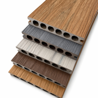 Composite bois-plastique WPC de haute qualité, anti-corrosion, ignifuge, imperméable, grain de bois 3D, pour extérieur, villa de luxe, jardin