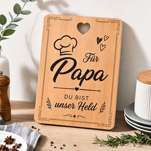<span class=keywords><strong>Planche</strong></span> à découper rectangulaire en bambou de qualité supérieure avec poignée, coffret cadeau gravé, vente en gros, cadeau pour la fête des pères, cadeau d'anniversaire pour <span class=keywords><strong>papa</strong></span> - Product Image 2
