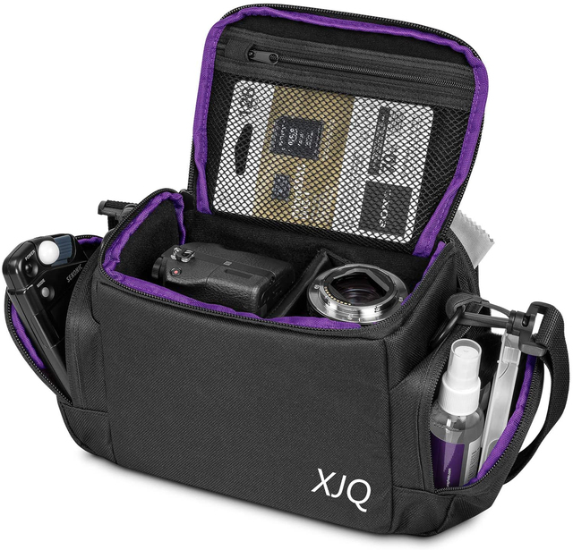 Medium Camera Bag Case for Nikon Canon Sony  DSLR Mirrorless Cameras and Lenses