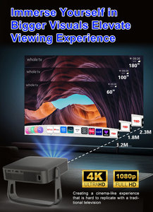 Hot Stijl Mini Projector Met Android 13 Auto Focus En 4K Decodering In Een Compact Draagbaar Ontwerp Voor Full Hd 1080P Video - Product Image 5
