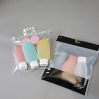 Emballage de serviette cosmétique pochette EVA fermeture éclair logo personnalisé PVC voyage clair petite trousse de maquillage transparente