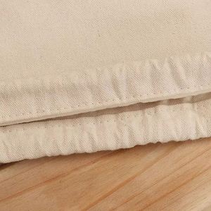 Sacs en toile personnalisés en coton biologique et lin, respectueux de l'environnement, avec logo sur mesure, sacs cadeaux en tissu avec cordon de serrage - Product Image 3