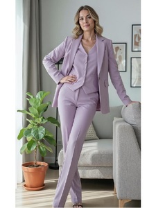 Conjunto de Blazer, Chaleco y Pantalón para Mujer, Elegante Traje de Negocios de Tres Piezas, Ropa Formal de Oficina, Chaleco y Pantalón a Medida - Product Image 1