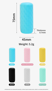 Funda de Silicona para Botellas de Viaje, Protector Plegable para Artículos de Aseo, Cosméticos y Perfumes, a Prueba de Fugas, Libre de BPA - Product Image 2