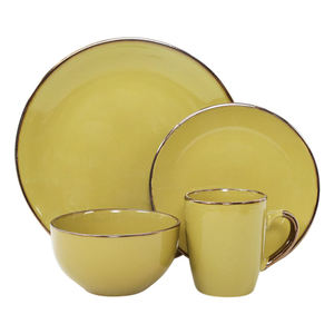 <span class=keywords><strong>Set</strong></span> da Tavola in Ceramica <span class=keywords><strong>Blu</strong></span> Reale con Motivo Smaltato, <span class=keywords><strong>Piatti</strong></span> e Ciotole in Gres, Servizio di Stoviglie Smaltate - Product Image 5
