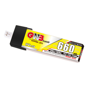 GAONENG GNB 1S 3.8V HV 660MAH 90C Plastic Head PH2.0 Connector LiPo <b>Battery</b> FPV NanoHawk Upgraded From 650MAH 60C - Product Image 1