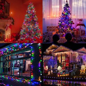 Guirlande lumineuse féerique 800 LED pour intérieur/extérieur, décoration <span class=keywords><strong>de</strong></span> sapin <span class=keywords><strong>de</strong></span> Noël, fil PVC <span class=keywords><strong>blanc</strong></span> chaud, <span class=keywords><strong>rouge</strong></span>, vert, rose - Vente directe usine - Product Image 5