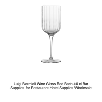 Verre à vin rouge Luigi Bormioli Bach 40 cl H 22 cm Ø 8 cm