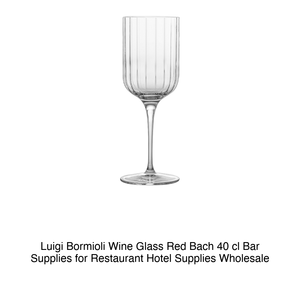 Verre à vin rouge Luigi Bormioli Bach 40 cl H 22 cm Ø 8 cm - Product Image 2