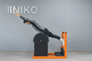 Venta caliente <span class=keywords><strong>INIKO</strong></span> Equipo de fitness Escalera de acero Barril Pilates Yoga multifuncional Blanco y negro - Product Image 2