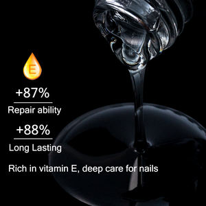 Venta al por mayor de fábrica de esmaltes de <span class=keywords><strong>uñas</strong></span> en gel con fórmula de vitamina E, capa base lechosa, marca privada/logotipo pe - Product Image 2