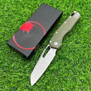 Navaja de Bolsillo Personalizable MT MSI HK FB132, Calidad OEM, DIY, Afilada como una Cuchilla, Aleación de Aluminio G10, Acero con Alto Contenido de Carbono, Plegable, para Camping y Senderismo - Product Image 3