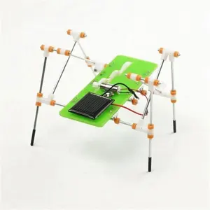 DIY Assembling Puzzle Toys Educational Toys Solar Quadruped Robot Funny Toys For Children Adult