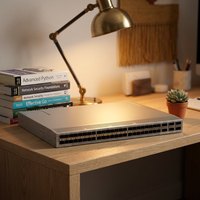 Switch N9K-C93108TC-FX3P 10/100/1000Mbps 48x 100M/1/2.5/5/10GT 6x 100G Ports Poe Switch Jaringan