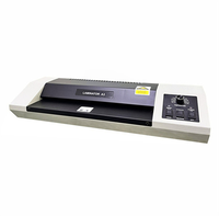 Machine à plastifier de bureau A4 330 mm avec moteur PLC, roulement et engrenage, chaud/froid, A3/A4, 110 V/220 V, facile à utiliser, 560 mm/min