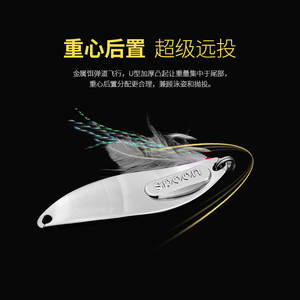 Leurre de pêche à la ligne Pool Blade Spinner 15g en alliage de zinc avec hameçon triple pour la pêche au bar en eau douce - Product Image 3