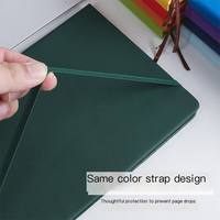 Carnet de notes en cuir rigide A5 YJ-01 Yijia Stationery, reliure thermique, 80 feuilles, logo personnalisé, pour le bureau (vente en gros)