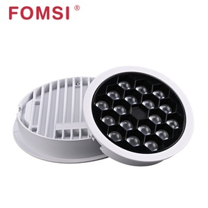 FOMSI LED Downlight 6W-25W Luz <span class=keywords><strong>de</strong></span> rejilla empotrada <span class=keywords><strong>de</strong></span> aluminio Foco redondo Característica antideslumbrante Iluminación interior Diseño <span class=keywords><strong>de</strong></span> Peine <span class=keywords><strong>de</strong></span> miel - Product Image 3