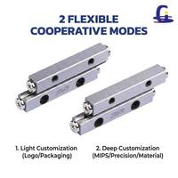 Nouveau guide à rouleaux croisés de remplacement GS V6-400-27Z, rail coulissant de haute précision, roulement à rouleaux linéaire en acier, garantie 1 an
