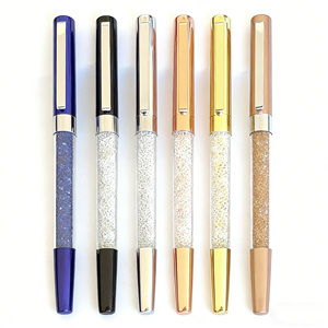 Bolígrafo de Gel con Cristales Metálicos, para Negocios y Oficina, Bolígrafo de Firma, Regalo Promocional, Bolígrafo a Base de Agua, Venta al Por Mayor - Product Image 1