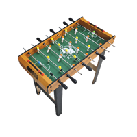Table de baby-foot classique E1 en MDF de 28 pouces, table de football durable avec 8 tiges en acier inoxydable, conforme à la norme ASTM