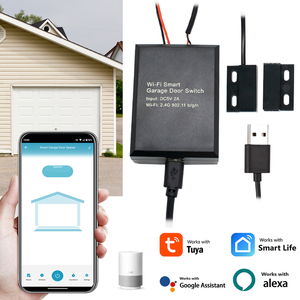 Nâng cấp của bạn cửa nhà để xe wifi thông minh Swing <span class=keywords><strong>Gate</strong></span> <span class=keywords><strong>Opener</strong></span> DC5V điều khiển từ xa thông qua tuya App giọng nói Android hoạt động pin Powered - Product Image 1