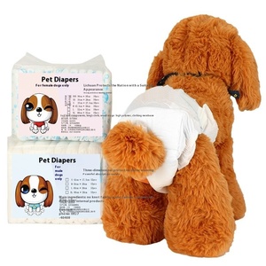 Fraldas para Animais de Estimação Calças de Segurança de Algodão para Cães Fralda Fisiológica para Cães Machos e Fêmeas Pequenos e Grandes Roupa de Segurança Menstrual para Filhotes - Product Image 5