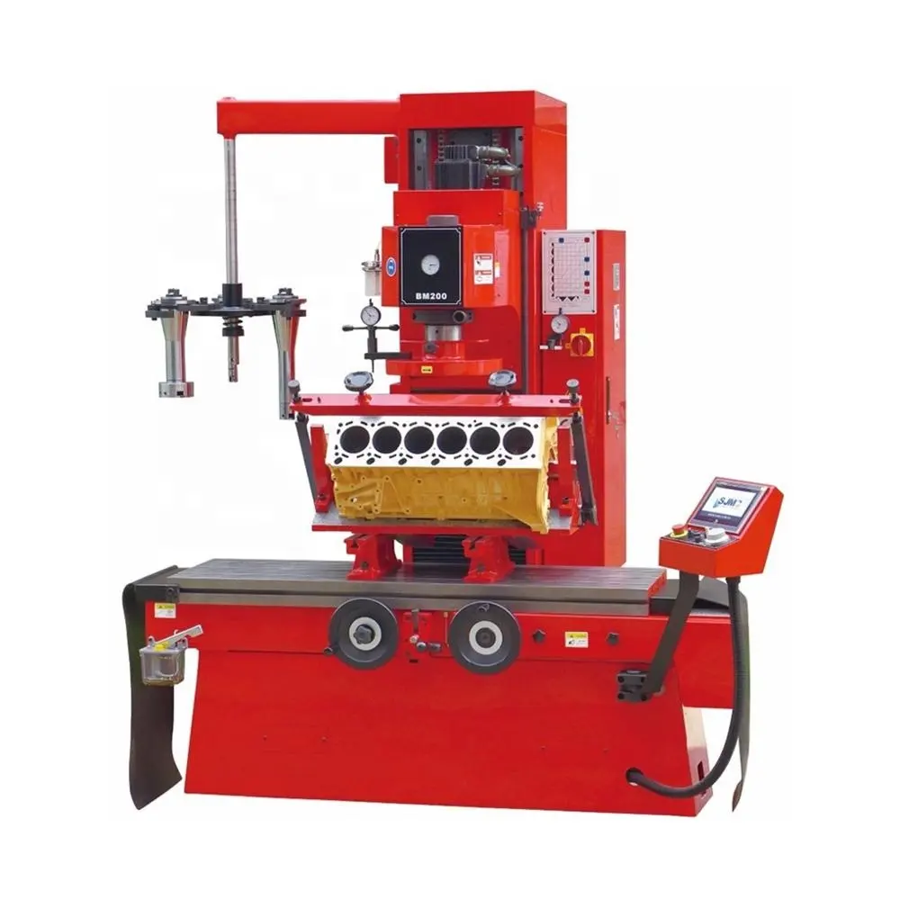 CE Vertical Cylinder head boring &milling machine BM200 with easy touch control system