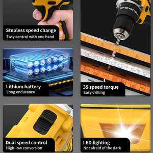 <span class=keywords><strong>Trapano</strong></span> <span class=keywords><strong>a</strong></span> <span class=keywords><strong>Percussione</strong></span> Elettrico 3-in-1 DE 20v WALT, <span class=keywords><strong>Trapano</strong></span> <span class=keywords><strong>a</strong></span> <span class=keywords><strong>Percussione</strong></span> Senza Fili, <span class=keywords><strong>Avvitatore</strong></span> Elettrico, Utensile Elettrico Fai-da-Te per Uso Domestico - Product Image 6