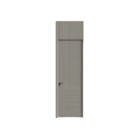 Porte d'appartement en bois et contreplaqué sur mesure à coût élevé d'usines chinoises pour une utilisation dans la chambre à coucher