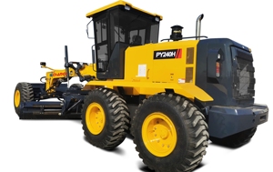 Machines de construction routière Sinomach, niveleuse à moteur de 20 tonnes, largeur de lame de 4420 mm, niveleuse minière à double entraînement avec moteur Cummins. - Product Image 3