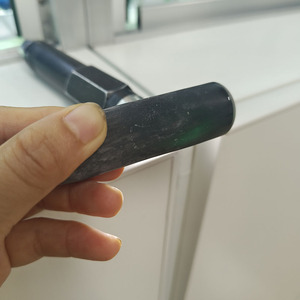 Piedra Preciosa Sintética sin Cortar 157 #   Espinela de color verde, materia prima para la fabricación de piedras preciosas sueltas. - Product Image 4