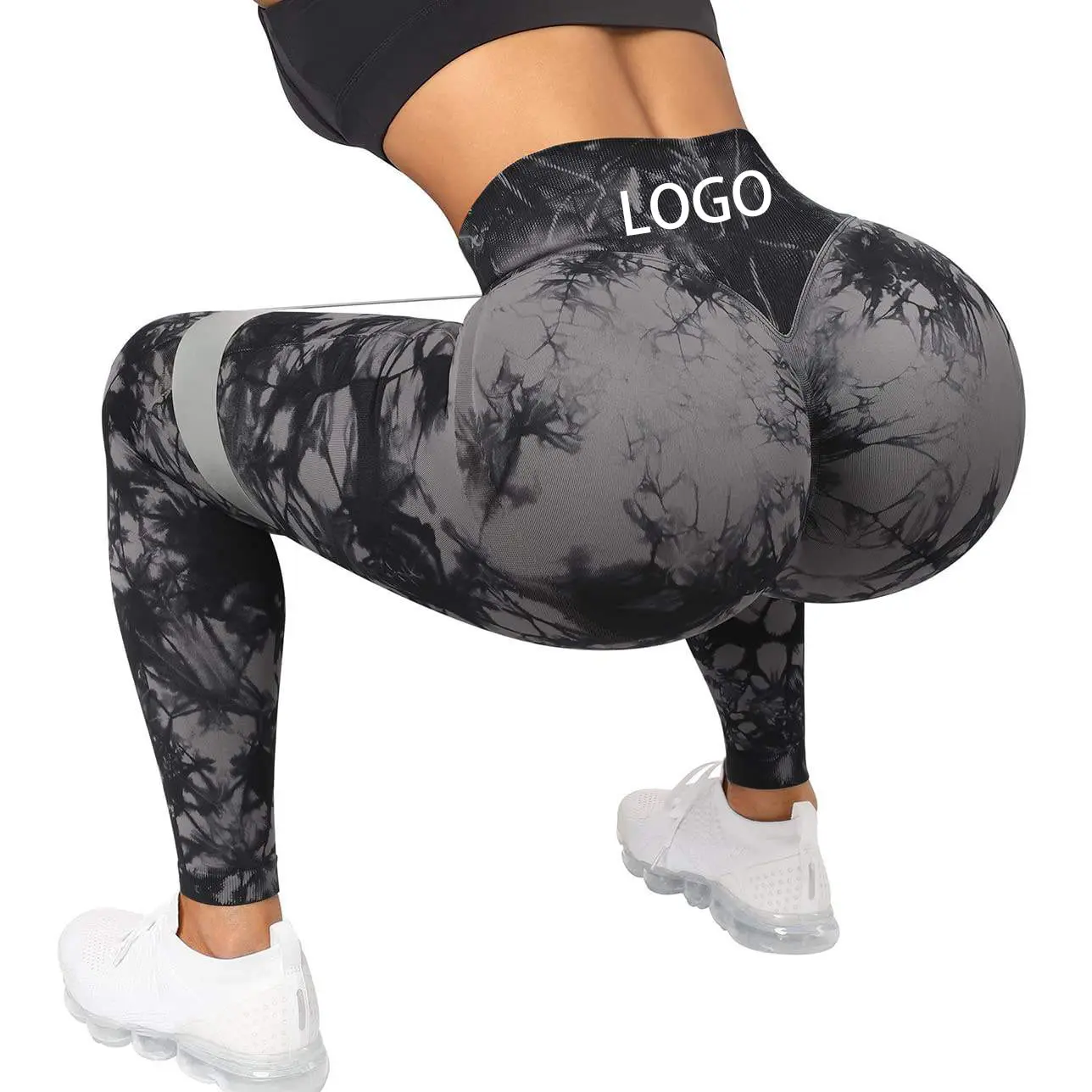 Women Lulu Seamless Custom Logo Super Stretch Pants Bootcut Tummy Control Buttery Soft Sport Fitness Tie-Dye Yoga Leggings