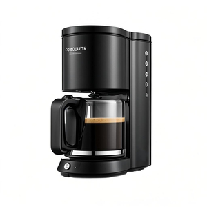 Cafetière goutte à goutte automatique américaine moderne boîtier en plastique programmable électrique US pour voiture domestique utilisation extérieure hôtel RV - Product Image 1