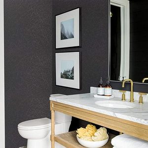 Carta da Parati 3D ORON DECO in Seta Nera, Adesiva, Rimovibile, per Cucina, Pareti, <span class=keywords><strong>Mobili</strong></span> e Armadi - Product Image 2