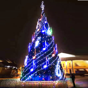 Tailles personnalisées 20 pieds 30 pieds <span class=keywords><strong>40</strong></span> pieds Cadre en métal pour centre commercial Arbre de Noël géant pour affichage commercial du Nouvel An - Product Image 4