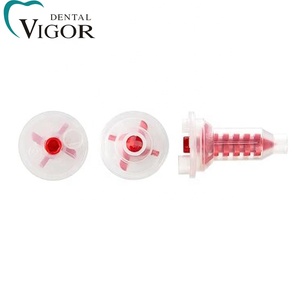 Directo de fábrica <span class=keywords><strong>Dental</strong></span> <span class=keywords><strong>Red</strong></span> Static 1:1 Tip Puntas de mezcla oral desechables para material de impresión - Product Image 4