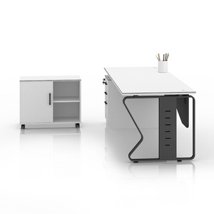 Bureau de direction moderne en forme de L pour PDG, directeur général, table de bureau exécutive pour mobilier de bureau - Product Image 5