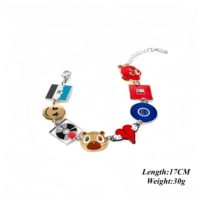 Bracelet Manchette en Métal Hip-Hop Vintage Kanye Dropouts Bear, Bijou de Mode pour Hommes et Femmes, Style Art Album Chanteur Hip-Hop Kawaii