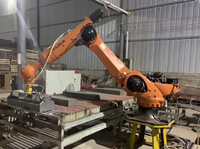 Robot industriel KUKA, charge utile de 120 kg, portée de 2700 mm, manipulation de briques, pierres, bois, palettisation, favori des usines de construction