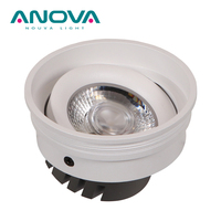 Spots de Plafond LED Intérieurs avec Lentille en Aluminium, 9 Watts, Angle Réglable, Downlight LED Monté en Surface
