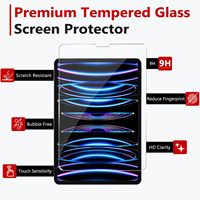 Protection d'écran en verre trempé 9H Premium 2026, anti-explosion, anti-rayures, HD, transparente, sans bulles, pour iPad 10.9 11 13 Air Pro A16