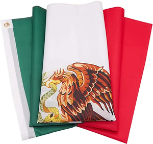 Gahumi Barato de alta calidad nacional mexicano 3X5 o elección de tamaño personalizado para volar o sostener la bandera mexicana - Product Image 4