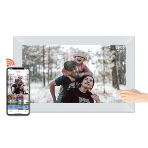 Marco de fotos digital de 15,6 pulgadas con pantalla IPS de 1080P WiFi Marco de imagen de reproducción de <span class=keywords><strong>video</strong></span>-Carga a través de la aplicación Frameo Pantalla DE FOTOS inteligente - Product Image 4